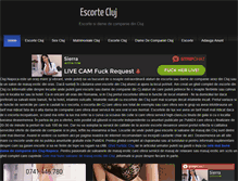 Tablet Screenshot of escorte-cluj.com